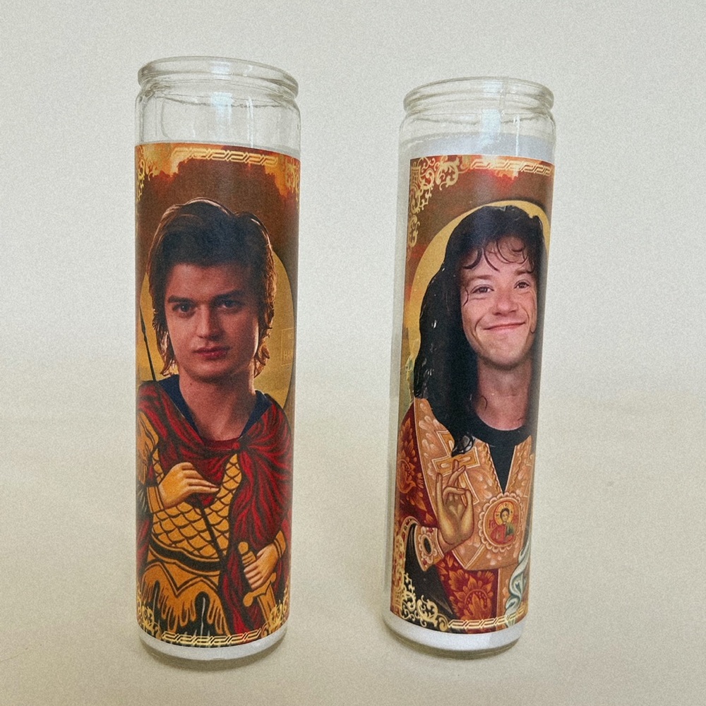 Eddie from stranger things candle